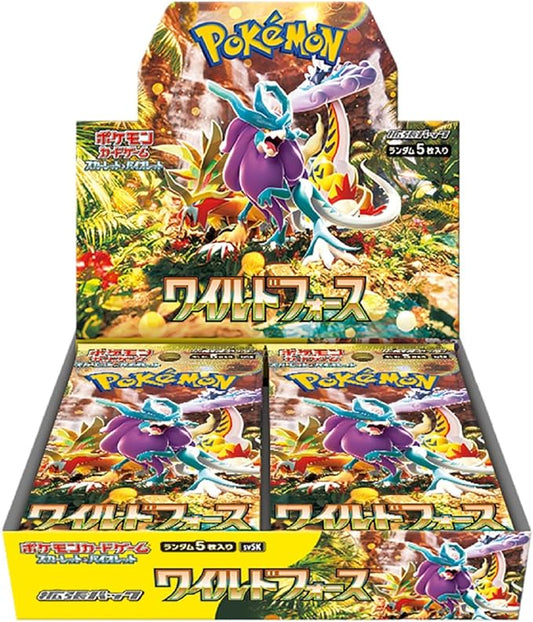 Pokemon Card Game Scarlet & Violet Expansion Pack Wild Force Box